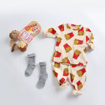 Load image into Gallery viewer, Kids French Fries Long Sleeves & Pants Set