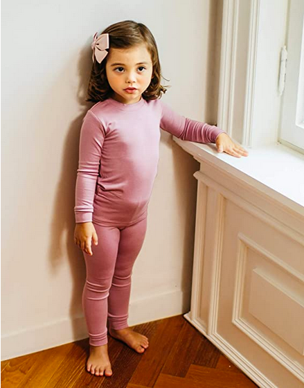 Super Luxury Soft Modal Purple Pink Girls Playwear