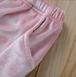 Load image into Gallery viewer, Boys &amp; Girls Velvet Tracksuit Pullover Hooded Sweatshirt &amp; Pants Sets - Side Pocket
