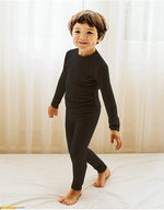 Load image into Gallery viewer, Super Luxury Soft Modal Black Boys &amp; Girls Playwear
