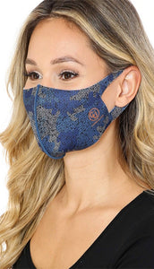 Copper Infused Camo Print Face Mask (Anti-Bacterial)