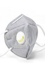 Load image into Gallery viewer, KN95 Grey Face Mask with Air Valve - Singles - Individually Wrapped