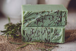 Load image into Gallery viewer, Rosemary, Flaxseeds & Mint Organic Handmade Soap