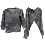 Load image into Gallery viewer, Baby & Toddlers Comfy Lounge Sets Soft Grey & Black Set