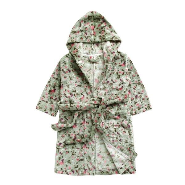  Soft sage floral robe