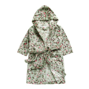  Soft sage floral robe