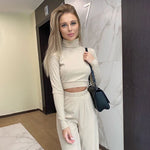 Load image into Gallery viewer, Comfy Rib Knit High Waisted Co-ord Sets
