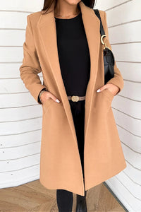 Trendy Wool Blend Winter Tweed Coat