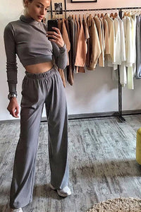 Comfy Rib Knit High Waisted Co-ord Sets