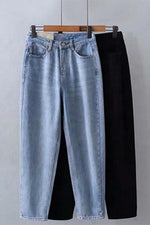 Load image into Gallery viewer, High-Waisted Trendy Daddy Loose Jeans/Pants
