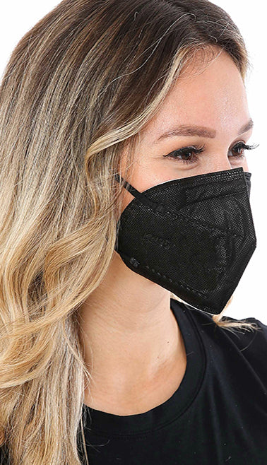 Black KN95 Face Mask - Individually Wrapped