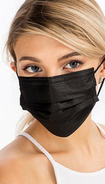 Load image into Gallery viewer, Surgical Face Mask Black

