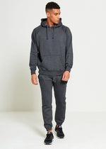 Load image into Gallery viewer, Charcoal Comfy Hooded Pullover Set
