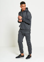Load image into Gallery viewer, Charcoal Comfy Hooded Pullover Set
