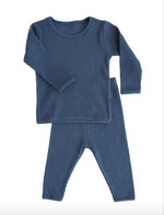 Load image into Gallery viewer, Deep Blue - Comfy Loungewear Family Matching Long Sleeves &amp; Pants Sets
