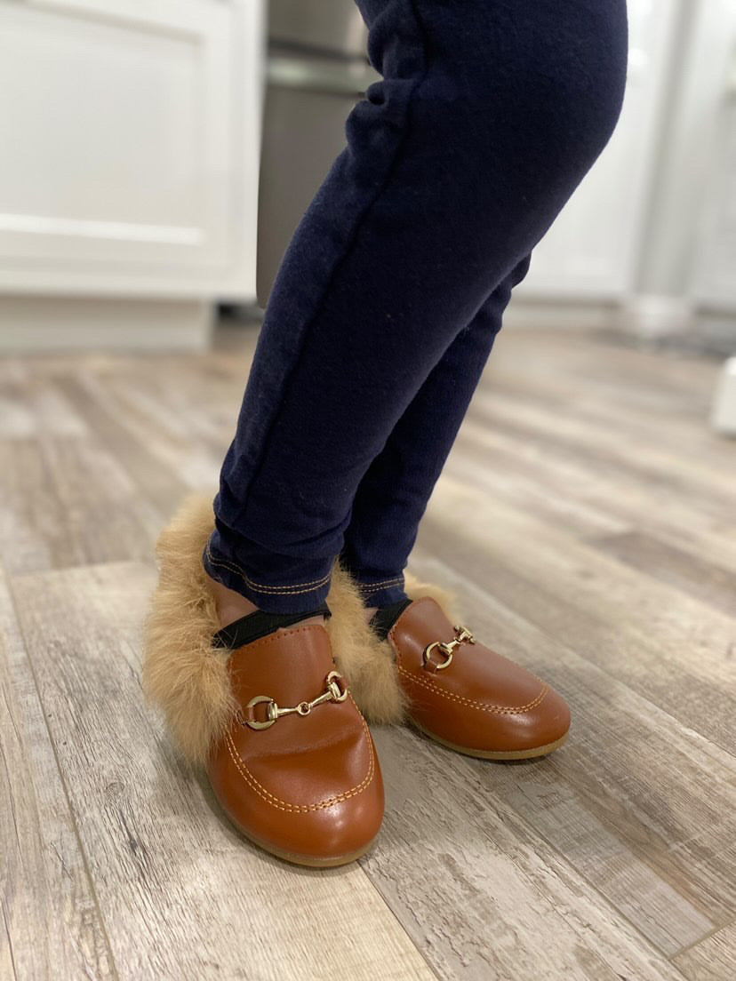 Girls Comfy Cozy Super Soft Faux Fur Loafers COMFY los angeles