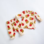 Load image into Gallery viewer, Kids French Fries Long Sleeves &amp; Pants Set
