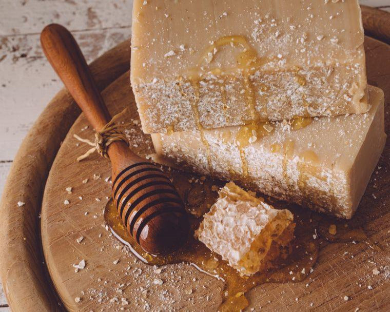Honey, Milk and Oatmeal Organic Handmade Soap