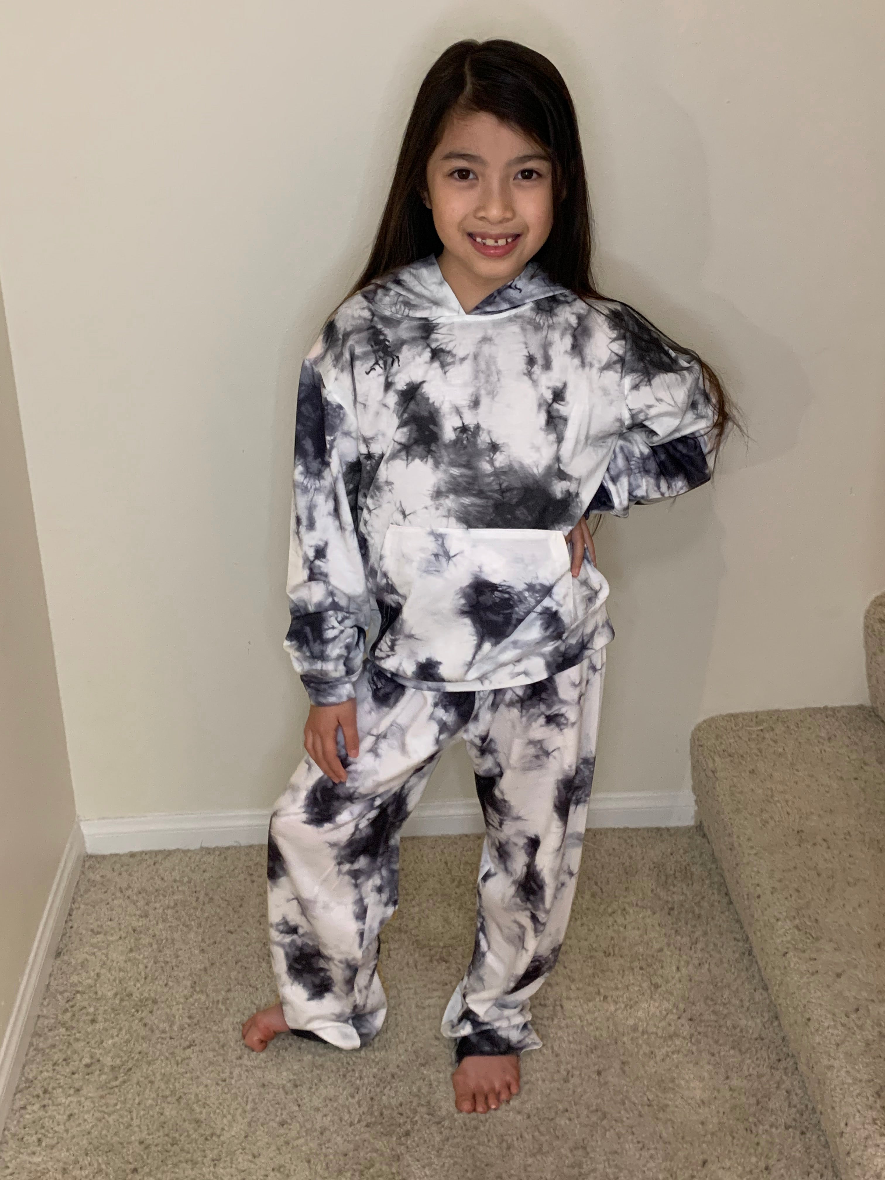 Kids Comfy & Soft Hoodie & Pants Tie Dye Sets