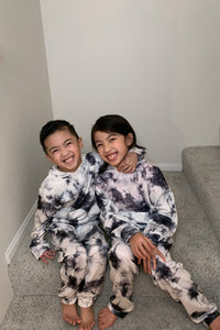 Kids Comfy & Soft Hoodie & Pants Tie Dye Sets