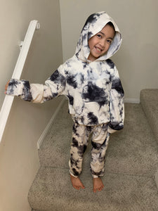 Kids Comfy & Soft Hoodie & Pants Tie Dye Sets