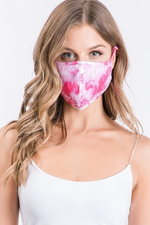 Load image into Gallery viewer, Pink Tie Dye Mask
