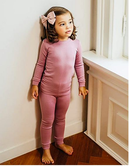 Super Luxury Soft Modal Purple Pink Girls Playwear