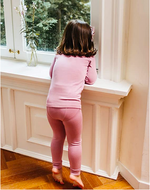 Load image into Gallery viewer, Super Luxury Soft Modal Purple Pink Girls Playwear
