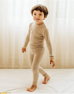 Load image into Gallery viewer, Super Luxury Soft Modal Beige Boys &amp; Girls Playwear
