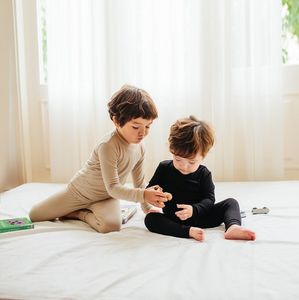 Super Luxury Soft Modal Black Boys & Girls Playwear