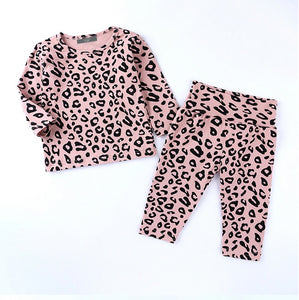 Trendy Boys & Girls Leopard Playwear - 4 COLORS