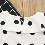Load image into Gallery viewer, Ruffled Polka Dots Baby Romper &amp; Kids Bodysuit
