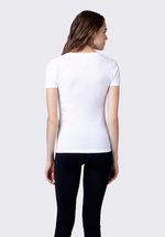 Load image into Gallery viewer, Ultra Soft Fitted Deep V-Neck Tee
