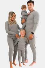 Load image into Gallery viewer, Grey - Comfy Loungewear Family Matching Long Sleeves &amp; Pants Sets
