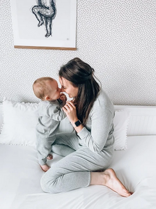 Grey - Comfy Loungewear Family Matching Long Sleeves & Pants Sets