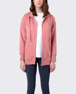 Soft Comfy French Terry Sweater with Zipper