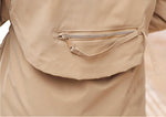 Load image into Gallery viewer, Super Soft and Comfy Faux Fur Hooded Trim Down Coat - KHAKI
