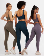 Load image into Gallery viewer, Trendy Seamless Bra and Pants Fitness Set
