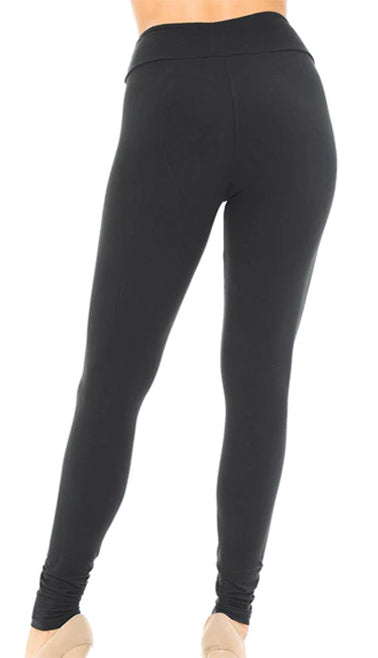 3" High Waisted Buttery Soft Solid Basic Leggings