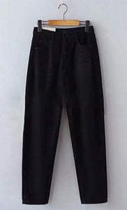 High-Waisted Trendy Daddy Loose Jeans/Pants
