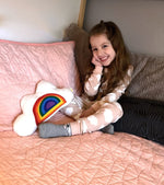 Load image into Gallery viewer, Kids Pink Cloud Print Long Sleeves &amp; Pants Set
