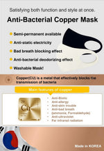 Load image into Gallery viewer, Copper Infused Dots Print Face Mask (Anti-Bacterial)
