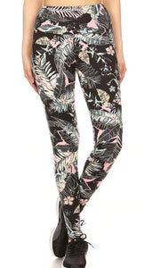 Tummy Control Super Soft High-Waisted Printed Sports Leggings