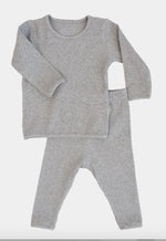 Load image into Gallery viewer, Grey - Comfy Loungewear Family Matching Long Sleeves &amp; Pants Sets
