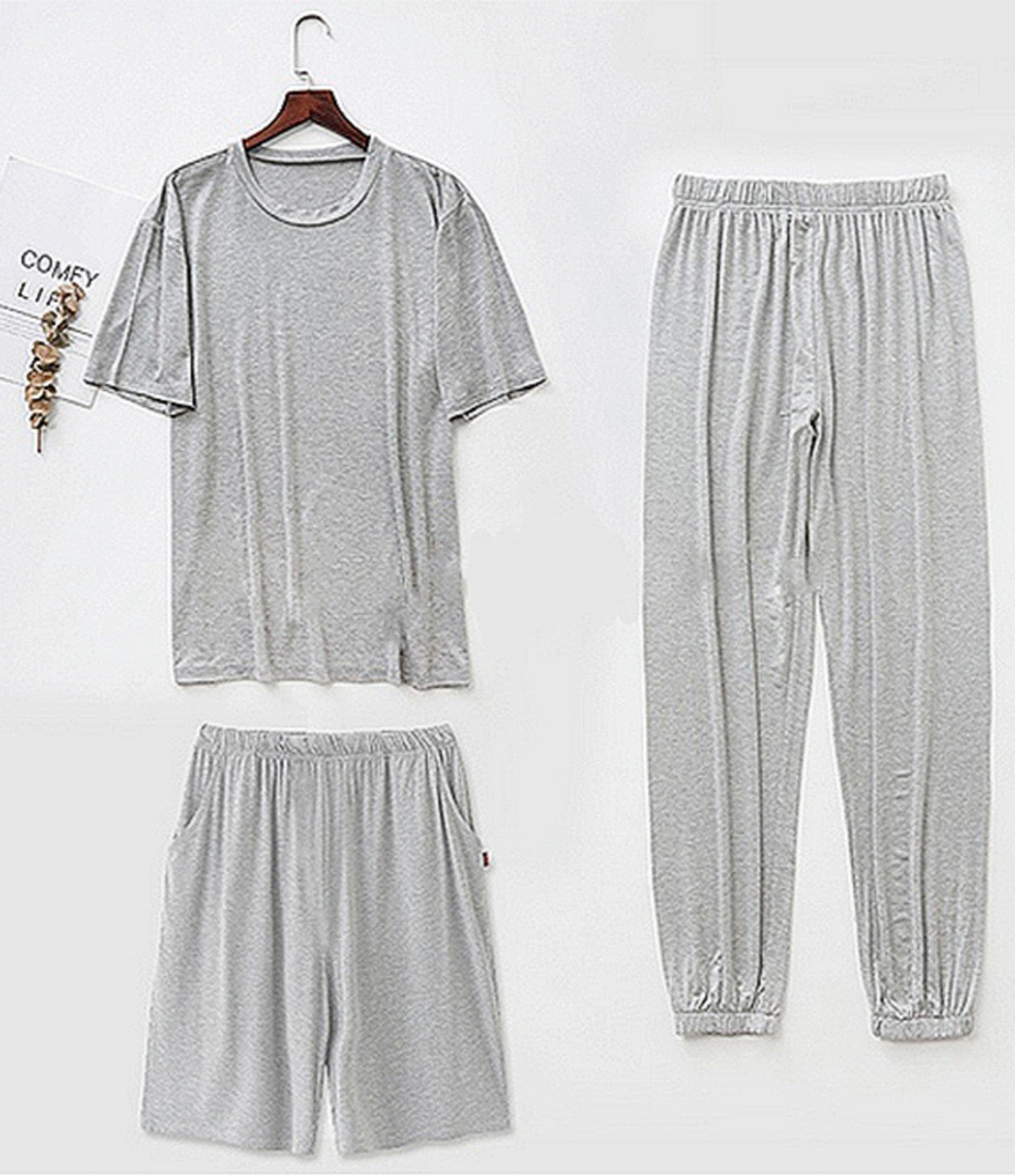 Super Soft Modal Men's 3-Piece Sleep Suit & Homewear Set