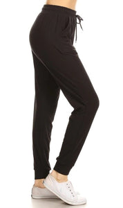Milk Silk Joggers Buttery Soft Solid Basic with Side Pockets