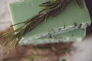 Rosemary, Flaxseeds & Mint Organic Handmade Soap