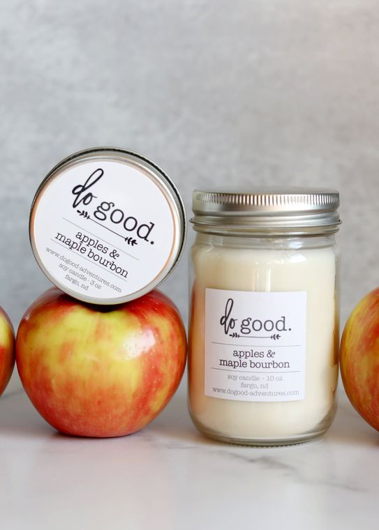 Apples, Maple & Bourbon Handmade Soy Candle
