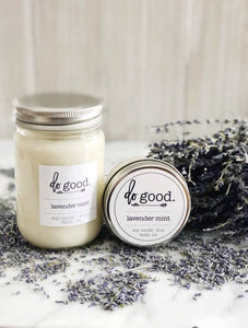 Lavender and Mint Handmade Soy Candle