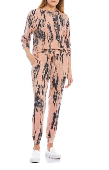 Comfy Lounge Sets Soft Peachy & Black Set